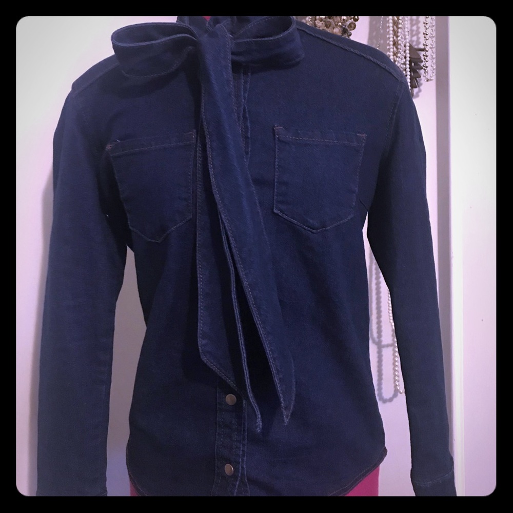 Blue jean shirt
